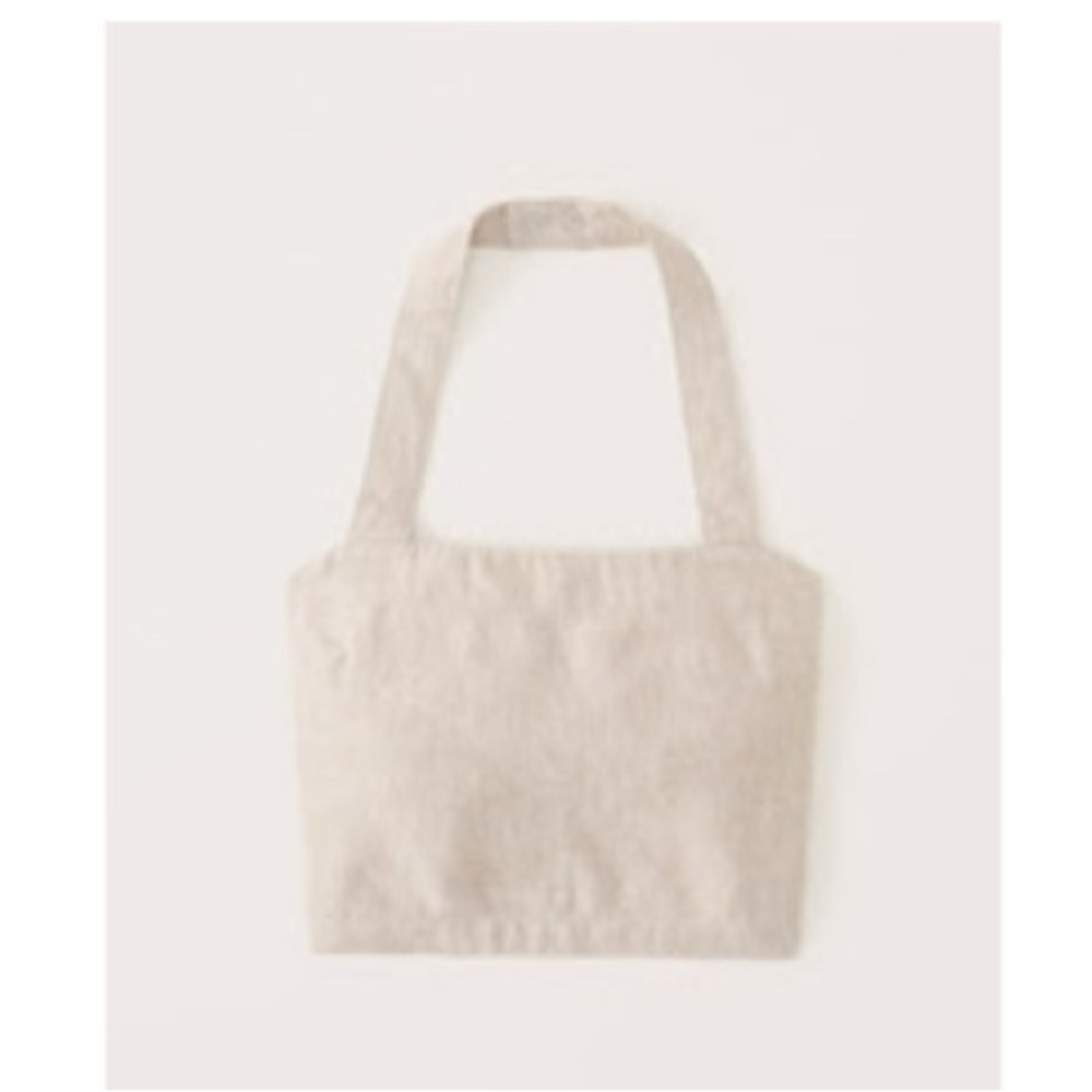 Beige Abercrombie and Fitch halter top